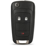 CHE 2+1 Button HU100 Blade shell (No logo/Chevrolet logo/Buick logo/Opel logo)