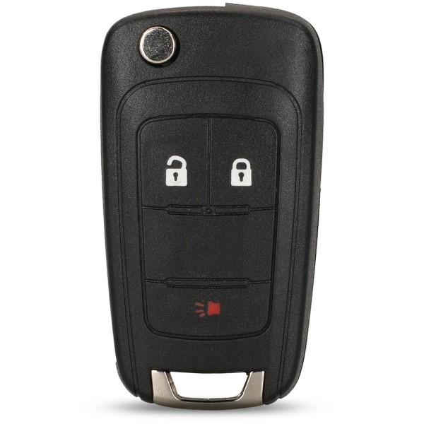 CHE 2+1 Button HU100 Blade shell (No logo/Chevrolet logo/Buick logo/Opel logo)