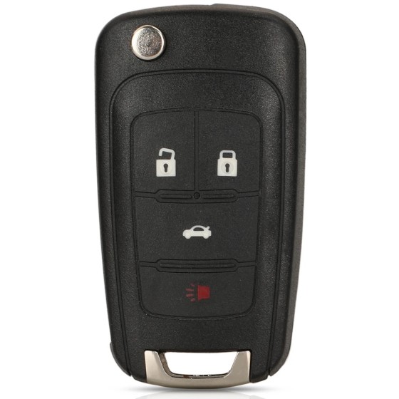 CHE 3+1 Button HU100 Blade shell (No logo/Chevrolet logo/Buick logo/Opel logo)