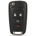 CHE 3+1 Button (Start) HU100 Blade shell (No logo/Chevrolet logo/Buick logo/Opel logo)