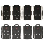Chevrolet 5+1/4+1/3+1/2+1 Buttons Smart key shell (No logo/Chevrolet logo/GMC logo)