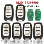 2+1/3+1/4+1/5+1/6+1 Buttons Proximity Smart M3N-97395900 68217832AC 433Mhz 4A Chip(No logo/With logo)