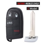 2/2+1/3/3+1 Buttons 433Mhz ASK 4A/pcf7953M For Chrysler Dodge Charger  M3N40821302(No logo/Chrysler logo/Dodge logo)