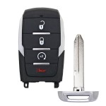 FCC ID: OHT-4882056 Smart Prox Remote Car Key Fob 433.92MHz 4A Chip for Dodge Ram 1500 Pickup 2019 2020(No logo/With logo)