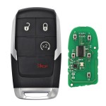 FCC ID: OHT-4882056 Smart Prox Remote Car Key Fob 433.92MHz 4A Chip for Dodge Ram 1500 Pickup 2019 2020(No logo/With logo)