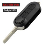 Fiat 3 Button 433MHz ID46 Chip RX2TRF198 Delphi BSI/Marelli BSI (No logo/With logo)