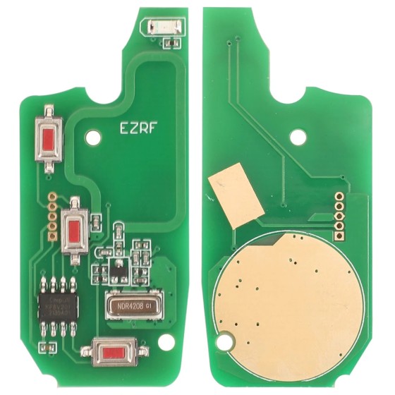 2/3 Buttons 433MHZ ID48 grass Chip SIP22 Blade(Black/Blue)(No logo/With logo)