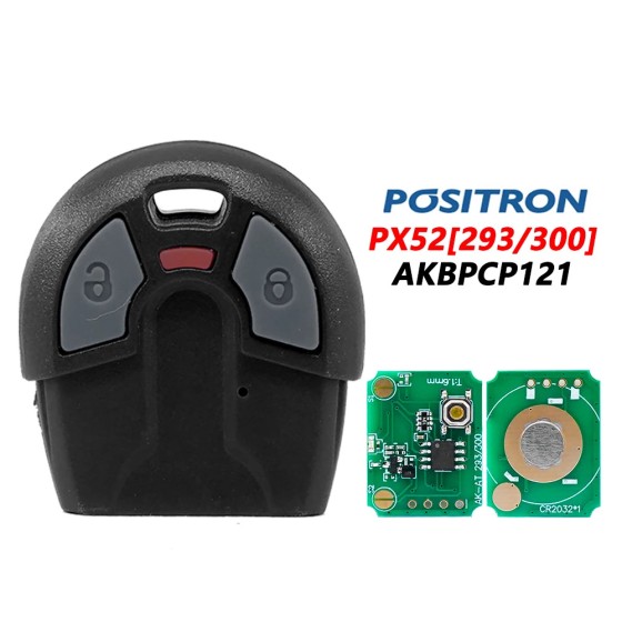 For Brazil Positron Flex (PX52) Fiat Alarm System AKBPCP121/101/120