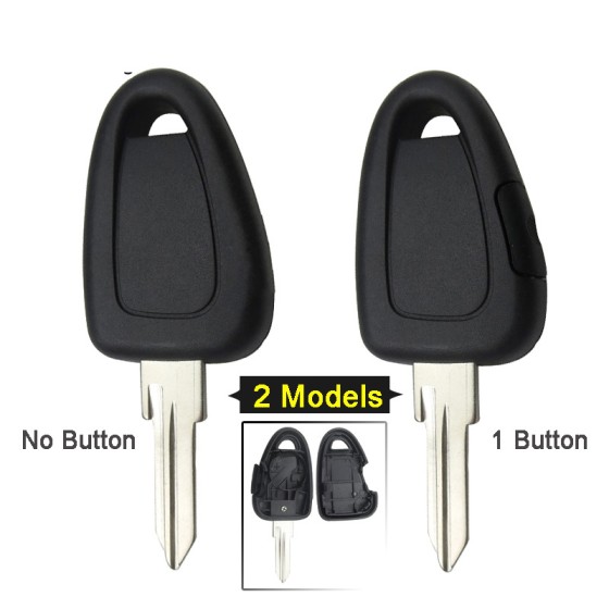 Fiat Iveco Ducato No/1 Button Tansponder Key Shell Case (No logo)