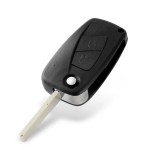 2/3 Button Flip Folding Remote Key Shell Case Fob Black/Blue(No logo/With logo)