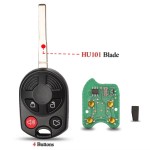 Ford 2+1/3+1 Buttons 315MHz 4D63 Chip FCC: OUC6000022(No logo/With logo)