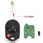 Ford 2+1/3+1 Buttons 315MHz 4D63 Chip FCC: OUC6000022(No logo/With logo)
