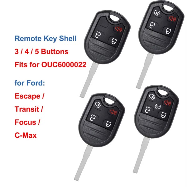 Ford 2+1/3+1/4+1 Buttons 315MHz 4D63 Chip FCC: CWTWB1U793(No logo/With logo)