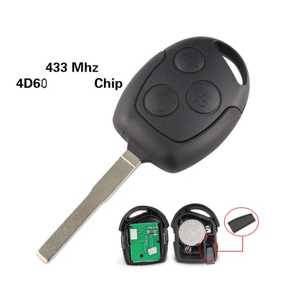 KR55WK47899 433MHz 4D63/4D60/No Chip (HU101 Blade)(No logo/With logo)