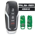 2016-2017 Ford Explorer / 4-Button Smart Key / PN: 164-R8140 / M3N-A2C31243300  (No logo/With logo)