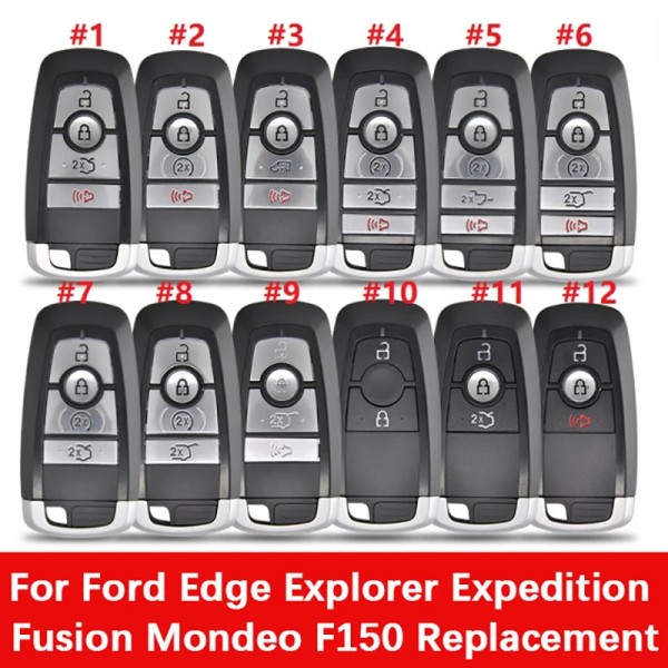 2017-2022 Ford Edge Ranger / 4-Button Smart Key / PN: 164-R8182 / M3N-A2C931426   902 MHz(No logo/With logo)