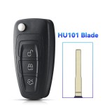 Ford 2/3 Button Remote Key Shell Case HU101/FO21 Blade(With logo)
