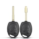 Ford 3 Button Remote Car Key Shell Case HU101/FO21 Blade(With logo)