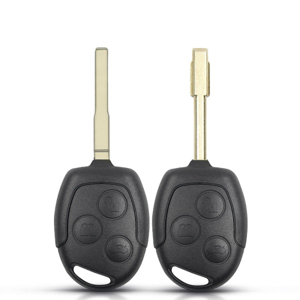 Ford 3 Button Remote Car Key Shell Case HU101/FO21 Blade(With logo)