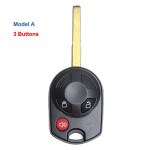 Ford 2+1/3+1 Buttons Car Key Shell (No logo/With logo)