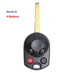 Ford 2+1/3+1 Buttons Car Key Shell (No logo/With logo)