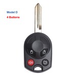 Ford 2+1/3+1 Buttons Car Key Shell (No logo/With logo)