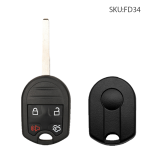 Ford 2+1/3+1/4+1 Buttons Car Key Shell (No logo/With logo)