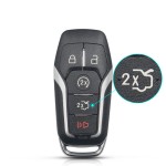 Ford 2+1/3/3+1/4/4+1 Buttons Smart Prox Remote Key Shell Case (No logo/With logo)