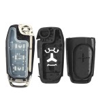 Ford 2/2+1/3/3+1 Buttons Flip Remote Key Shell Case (No logo/With logo)