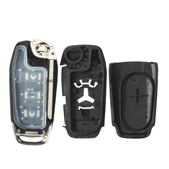 Ford 2/2+1/3/3+1 Buttons Flip Remote Key Shell Case (No logo/With logo)