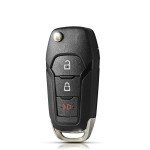 Ford 2/2+1/3/3+1 Buttons Flip Remote Key Shell Case (No logo/With logo)
