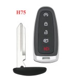 Ford 3+1/4+1 Buttons key shell H75/H101 Blade