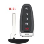 Ford 3+1/4+1 Buttons key shell H75/H101 Blade