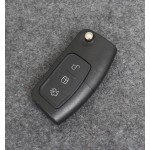 Ford 3 Button Remote Car Key Shell Case HU101/FO21 Blade(With logo)