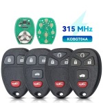 GMC Remote Control KOBGT04A 315Mhz