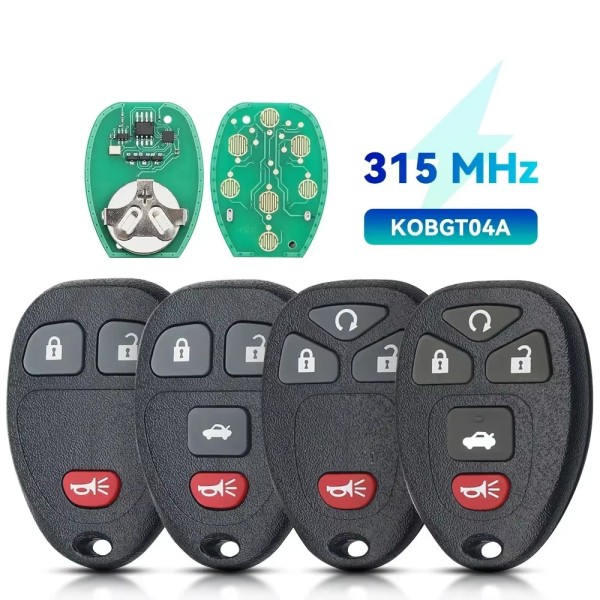 GMC Remote Control KOBGT04A 315Mhz