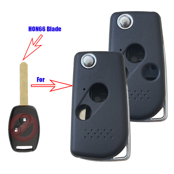 Honda Remote Key Shell Key(With logo)