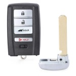 Honda 4 Buttons new smart key shell