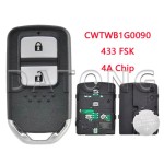 Honda Accord Sport 72147-TVA-A11 / CWTWB1G0090 433 MHz