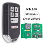 Honda Buttons 313.8MHz ID47 Chip KR5V1X