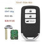 Honda HRV 433Mhz ID47Chip KR5V2X 72147-T5A-G01