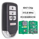 Honda Buttons 313.8MHz ID47 Chip KR5V1X