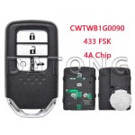 Honda Accord Sport 72147-TVA-A11 / CWTWB1G0090 433 MHz