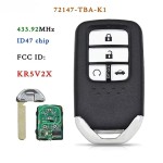 Honda HRV 433Mhz ID47Chip KR5V2X 72147-T5A-G01