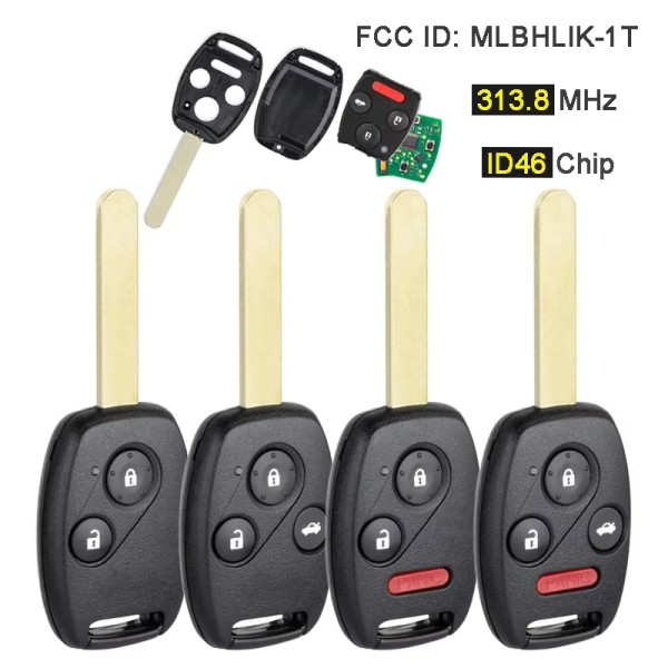 Honda CRV  PCF7961A 46 CHIP 313.8MHz MLBHLIK-1T