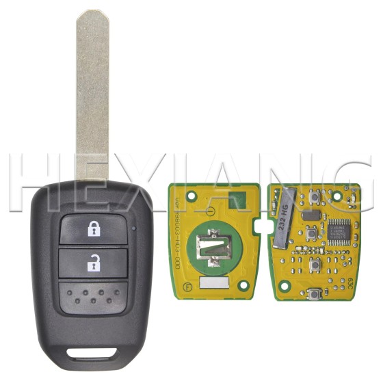 Honda 2 Buttons MLBHLIK6-1T 433MHz ID46 Chip(With logo)