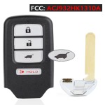 Honda Accord 72147-T2G-A61 ACJ932HK1310A 47 Chip 433Mhz