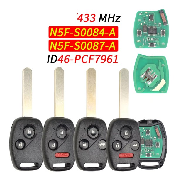 Honda Civic 433Mhz FSK ID46 Valeo N5F-S0084