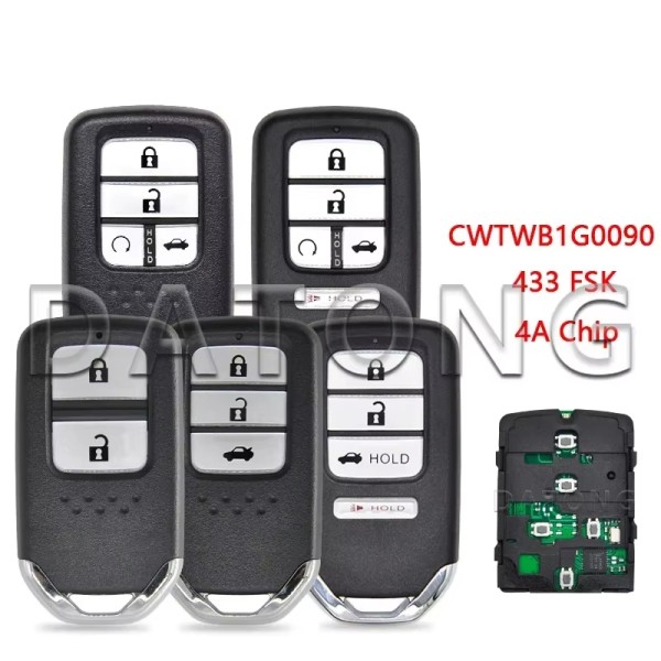 Honda Accord Sport 72147-TVA-A11 / CWTWB1G0090 433 MHz