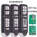 Honda Buttons 313.8MHz ID47 Chip KR5V1X